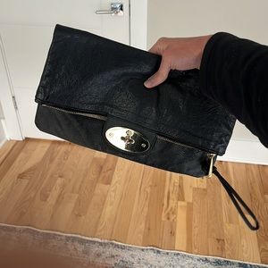 Mulberry postman’s lock fold over clutch